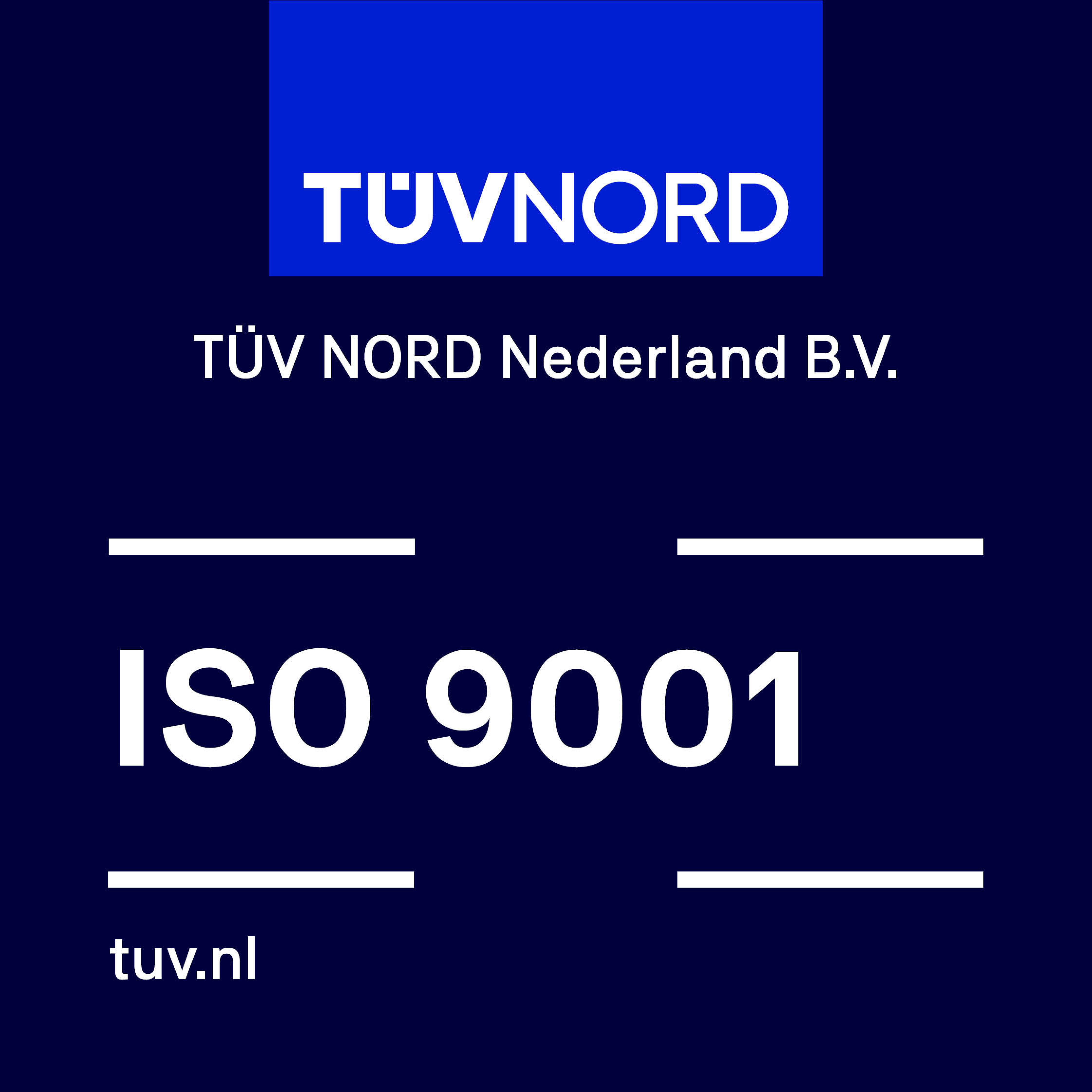 het icoon van ISO 9001:015 certificaat